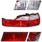 Spec-D Tuning Honda Accord 4 Door - Red And Clear Tail Lights 1998-2000 LT-ACD984RPW-RS - alternate 5